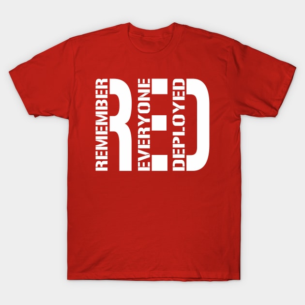 RED on Fridays T-Shirt by Pixhunter